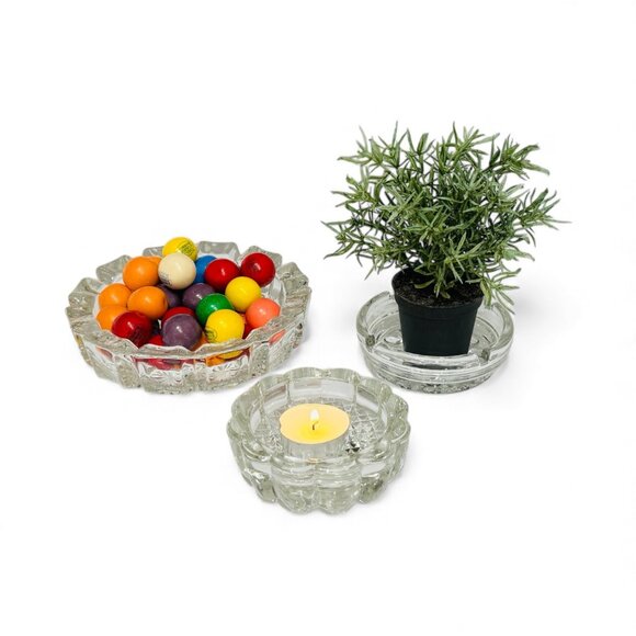 3 Vintage glass ashTRAYS - Picture 16 of 16